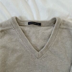 Brandy Melville Gray V-Neck